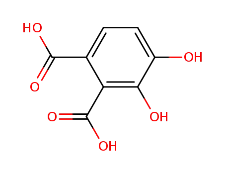 Molecular Structure of 82784-82-5 (3,4-dihydroxyphthalic acid)