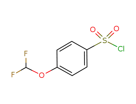 Molecular Structure of 351003-34-4 (4-(Difluoromethoxy)benzenesulfonyl chloride)
