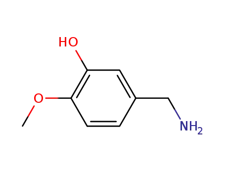Molecular Structure of 89702-89-6 (3-Hydroxy-4-methoxy benzylamine)