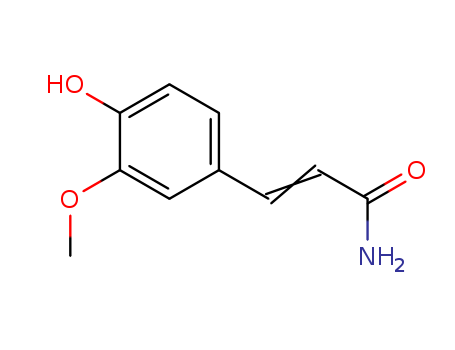 2-Propenamide,3-(4-hydroxy-3-methoxyphenyl)-