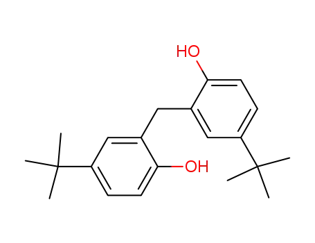 Molecular Structure of 799-13-3 (2-[(2-hydroxy-5-tert-butyl-phenyl)methyl]-4-tert-butyl-phenol)
