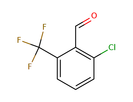 Molecular Structure of 60611-22-5 (2-CHLORO-6-(TRIFLUOROMETHYL)BENZALDEHYDE)