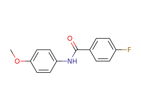 Molecular Structure of 33489-70-2 (4-fluoro-N-(4-methoxyphenyl)benzamide)