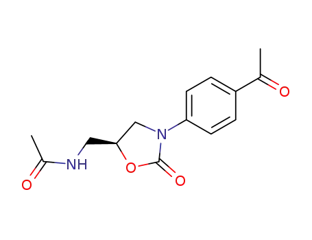 4-Acetylphenyloxooxazolidinylmethylacetamide