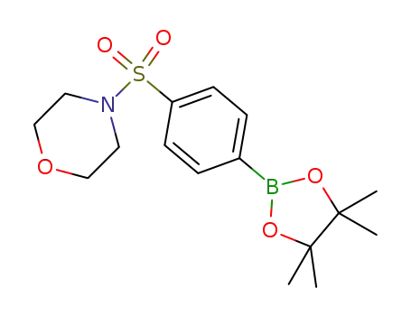 Molecular Structure of 1401222-64-7 (4-(Morpholinosulfonyl)phenylboronic acid pinacol ester)