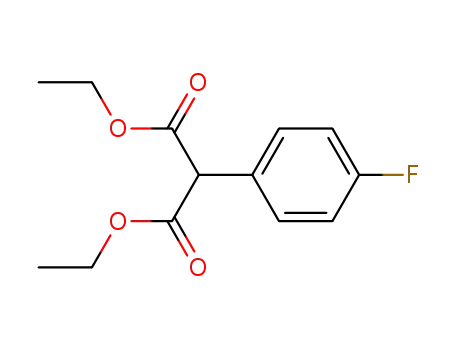 Molecular Structure of 2965-90-4 (Diethyl 4-fluorophenyl malonate)