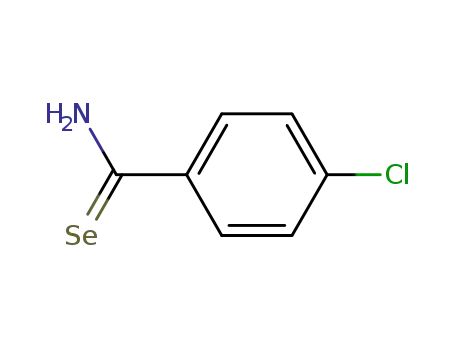 Molecular Structure of 67213-28-9 (4-chloroselenobenzamide)