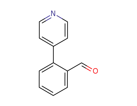 Molecular Structure of 176526-00-4 (2-(4-Pyridyl)benzaldehyde)