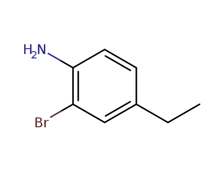 Molecular Structure of 38678-86-3 (2-broMo-4-ethylbenzenaMine)