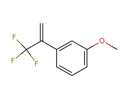 Molecular Structure of 946614-13-7 (1-methoxy-3-(1,1,1-trifluoroprop-2-en-2-yl)benzene)