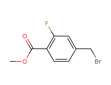 Molecular Structure of 85070-57-1 (methyl 4-(bromomethyl)-2-fluorobenzoate)