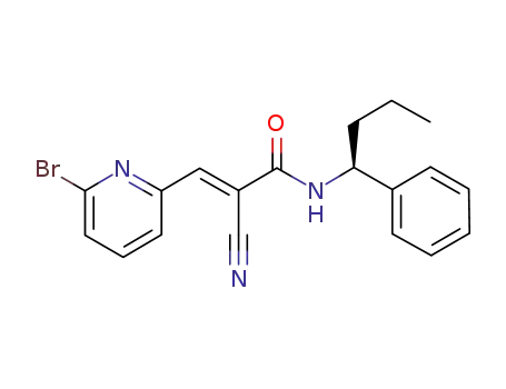 (S,E)-3-(6-bromopyridin-2-yl)-2-cyano-N-(1-phenylbutyl)acrylamide