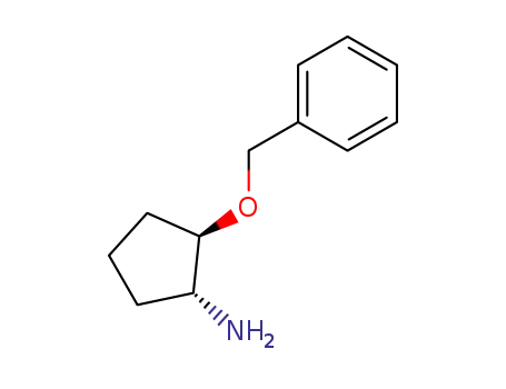 Molecular Structure of 181657-56-7 ((1R,2R)-(-)-2-Benzyloxycyclopentylamine)