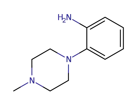 Molecular Structure of 180605-36-1 (2-(4-Methylpiperazin-1-yl)aniline)