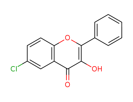 4H-1-Benzopyran-4-one, 6-chloro-3-hydroxy-2-phenyl-