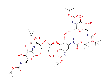 Molecular Structure of 241820-92-8 (hexa-N-Boc neomycin B)