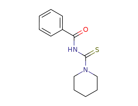 Molecular Structure of 58415-38-6 (Benzamide, N-(1-piperidinylthioxomethyl)-)
