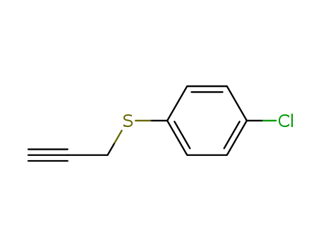 Molecular Structure of 17277-23-5 (Benzene, 1-chloro-4-(2-propynylthio)-)