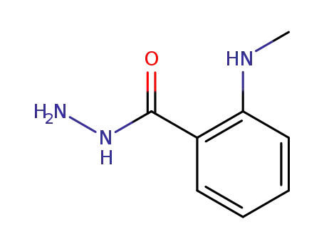 Molecular Structure of 52479-65-9 (2-(METHYLAMINO)BENZENE-1-CARBOHYDRAZIDE)