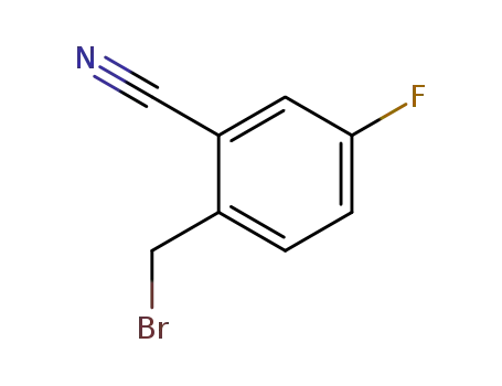 Molecular Structure of 217661-27-3 (2-CYANO-4-FLUOROBENZYL BROMIDE)