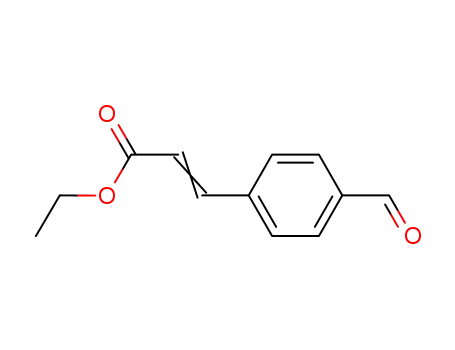 Molecular Structure of 51828-89-8 (3-(4-FORMYLPHENYL)-2-PROPENOIC ACID ETHYL ESTER)