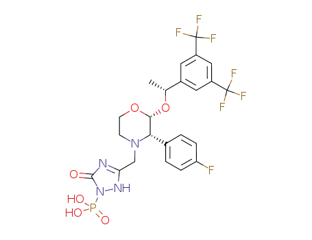 Molecular Structure of 172673-20-0 (Fosaprepitant)