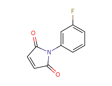 Molecular Structure of 7508-99-8 (1-(3-FLUOROPHENYL)-1H-PYRROLE-2,5-DIONE)