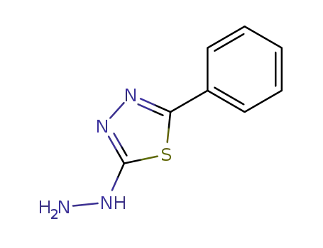 Molecular Structure of 13229-03-3 (2-hydrazinyl-5-phenyl-1,3,4-thiadiazole)