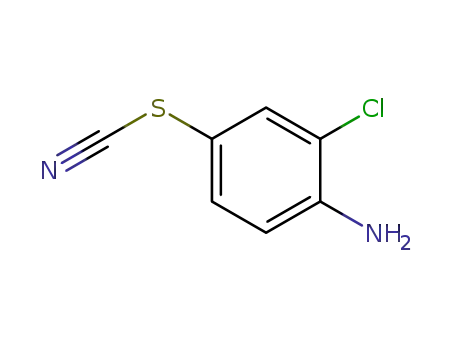 Molecular Structure of 3226-47-9 (2-chloro-4-thiocyanato-aniline)
