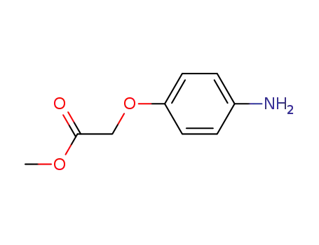Molecular Structure of 59954-04-0 ((4-Aminophenoxy)acetic acid methyl ester)