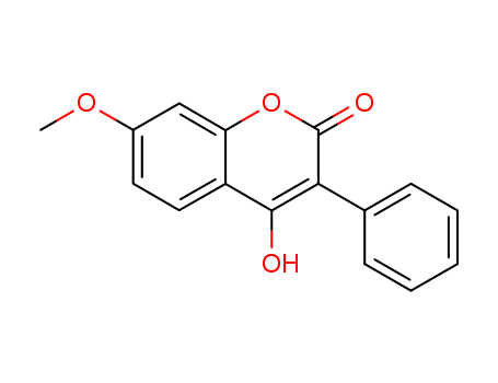 2H-1-Benzopyran-2-one,4-hydroxy-7-methoxy-3-phenyl-