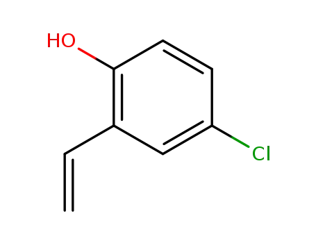 Molecular Structure of 847948-63-4 (Phenol, 4-chloro-2-ethenyl-)