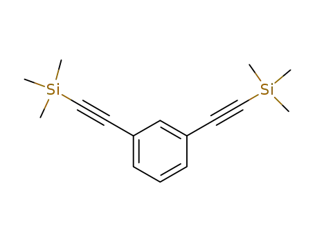Molecular Structure of 38170-80-8 (1,3-BIS[(TRIMETHYLSILYL)ETHYNYL]BENZENE)