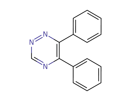Molecular Structure of 21134-91-8 (5,6-DIPHENYL-1,2,4-TRIAZINE)