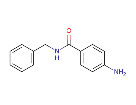 Molecular Structure of 54977-92-3 (4-AMINO-N-BENZYLBENZAMIDE)