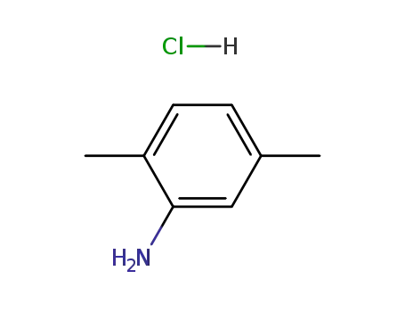 Molecular Structure of 51786-53-9 (2,5-DIMETHYLANILINE HYDROCHLORIDE)