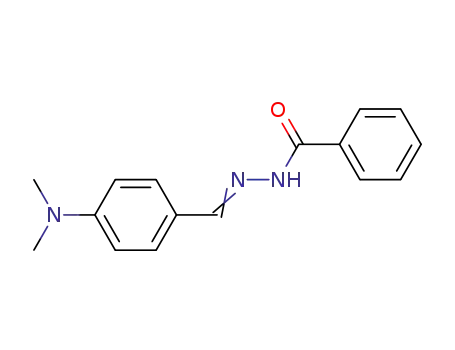 Molecular Structure of 25642-37-9 (Benzoicacid, 2-[[4-(dimethylamino)phenyl]methylene]hydrazide)