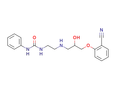 1-[2-[[3-(2-Cyanophenoxy)-2-hydroxypropyl]amino]ethyl]-3-phenylurea