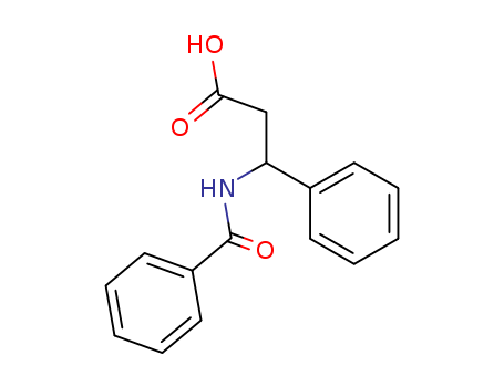 Benzenepropanoic acid, b-(benzoylamino)-