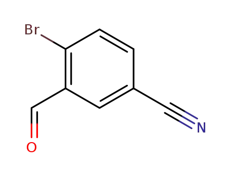 Molecular Structure of 89003-95-2 (4-BROMO-3-FORMYL-BENZONITRILE)