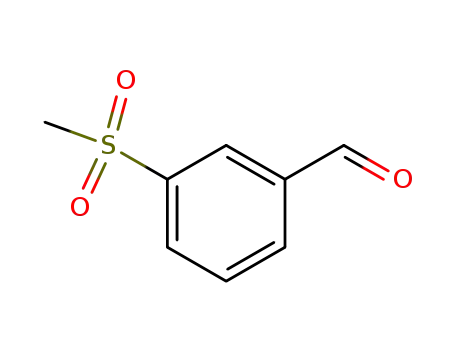 Molecular Structure of 43114-43-8 (3-(Methylsulfonyl)benzaldehyde)