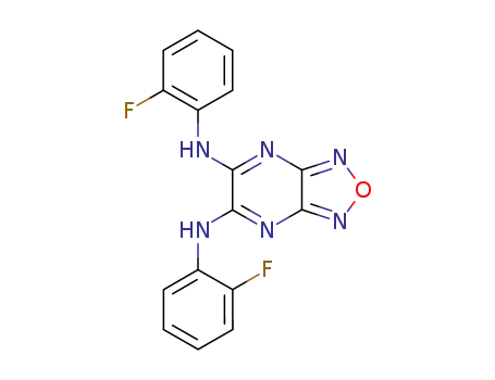 N<sup>5</sup>,N<sup>6</sup>-bis(2-fluorophenyl)-[1,2,5]oxadiazolo[3,4-b]pyrazine-5,6-diamine