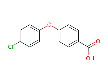 Molecular Structure of 21120-67-2 (4-(4-CHLOROPHENOXY)BENZOIC ACID)