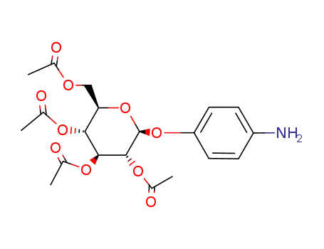 (2R,3R,4S,5R,6S)-2-(acetoxymethyl)-6-(4-aminophenoxy)-tetrahydro-2H-pyran-3,4,5-triyl triacetate