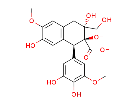 Molecular Structure of 16462-65-0 (plicatic acid)