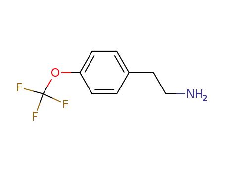 Molecular Structure of 170015-99-3 (4-(Trifluoromethoxy)phenylethyl amine)