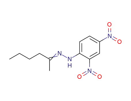 Molecular Structure of 2348-17-6 (2-HEXANONE2,4-DINITROPHENYLHYDRAZONE)