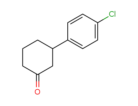 Molecular Structure of 136333-71-6 (Cyclohexanone, 3-(4-chlorophenyl)-)