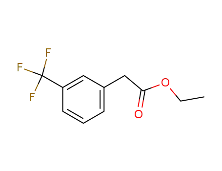 Molecular Structure of 331-33-9 (ETHYL 3-(TRIFLUOROMETHYL)PHENYLACETATE)