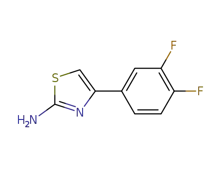 Molecular Structure of 175135-32-7 (2-AMINO-4-(3,4-DIFLUOROPHENYL)THIAZOLE)